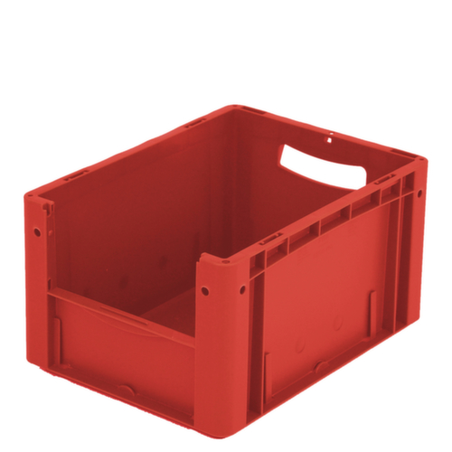 BITO Conteneur de stockage visible Euronorm avec ouverture d'accès, rouge, HxLxl 220x400x300 mm