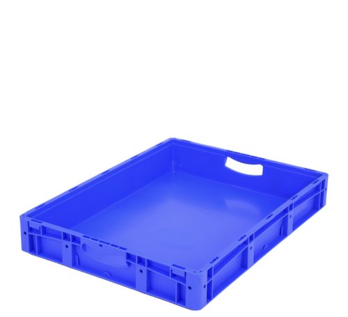 BITO Bac gerbable norme Europe de grand volume, bleu, capacité 43 l