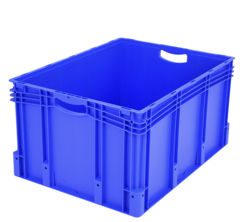 BITO Bac gerbable norme Europe de grand volume, bleu, capacité 170 l