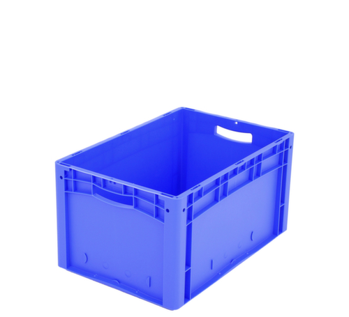 BITO Bac gerbable norme Europe, bleu, capacité 62 l