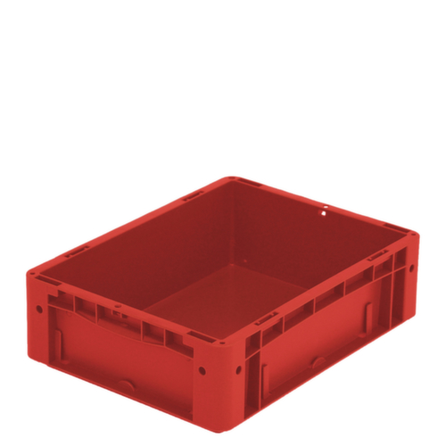 BITO Bac gerbable norme Europe, rouge, capacité 9,8 l