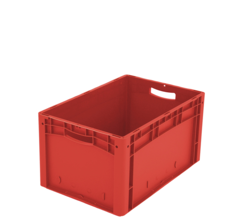 BITO Bac gerbable norme Europe, rouge, capacité 62 l