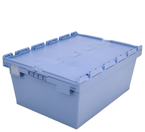 BITO Conteneur consigné de grand volume à double fond, capacité 120 l, couvercle crocodile