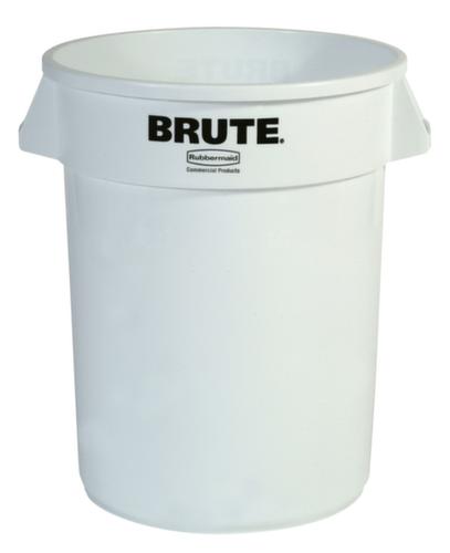 Rubbermaid Conteneur universel BRUTE, 121 l, blanc
