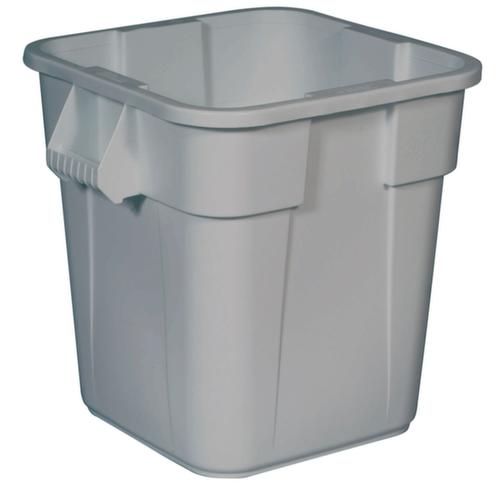Rubbermaid Conteneur de recyclage carré BRUTE, 106 l, gris