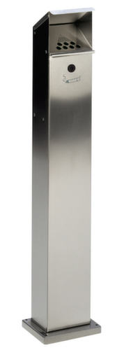 VAR Cendrier sur pied avec toit anti-pluie