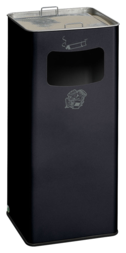 VAR Cendrier poubelle, anthracite