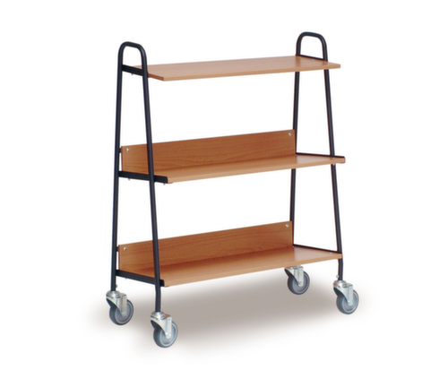 Chariot pour classeurs pour 20 classeurs, force 120 kg, 3 plateaux