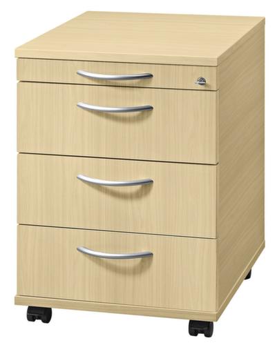 Caisson mobile Solid, 4 tiroir(s), érable/érable