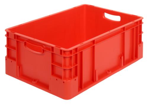 Bacs industriels gerbables, rouge, capacité 40 l