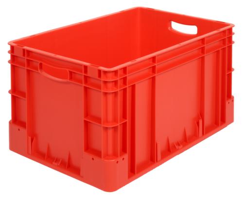 Bacs industriels gerbables, rouge, capacité 60 l