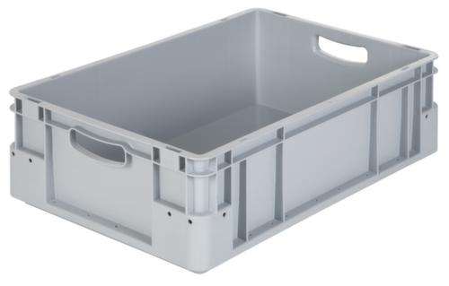 Bacs industriels gerbables, gris, capacité 90 l