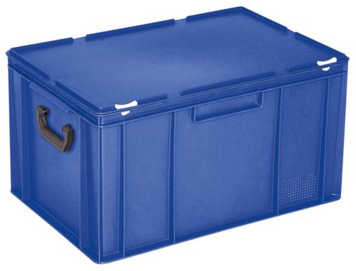 Mallette de rangement et de stockage norme européenne, bleu, HxLxl 330x600x400 mm