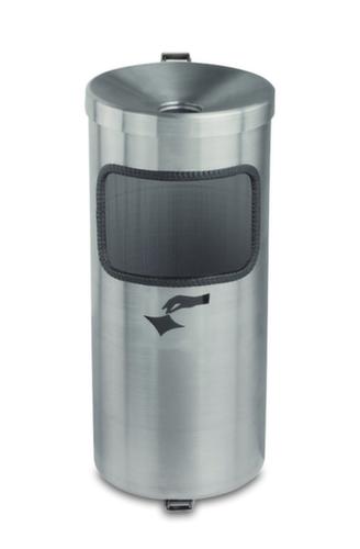 Cendrier poubelle de sécurité comme modèle mural ou sur pied