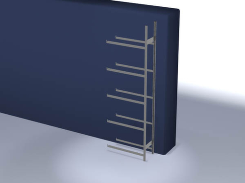 hofe Rayonnage à pneus, hauteur x largeur x profondeur 3000 x 1010 x 435 mm, 5 niveaux