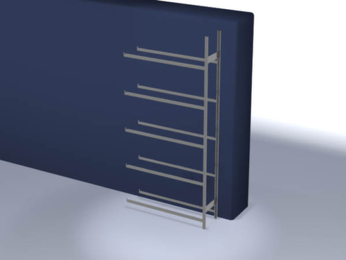 hofe Rayonnage à pneus, hauteur x largeur x profondeur 3000 x 1510 x 435 mm, 5 niveaux