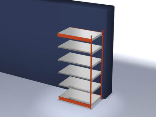 hofe Rayonnage sans boulons, hauteur x largeur x profondeur 2500 x 1325 x 800 mm, 6 tablettes