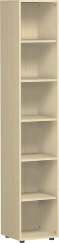 Gera Rayonnage de bureau Milano, largeur 400 mm, 6 HC, érable