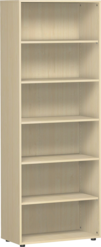 Gera Rayonnage de bureau Milano, largeur 800 mm, 6 HC, érable