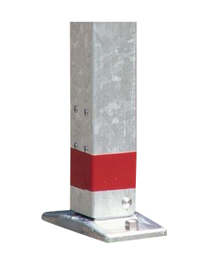 Poteau à tête pointue, hauteur 900 mm, à cheviller