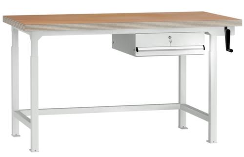 KLW Lutz Établi à hauteur réglable avec tiroirs, 1 tiroir