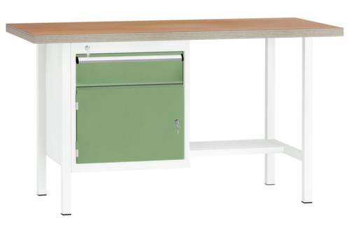 KLW Lutz Établi avec panneau multiplis, 1 tiroir, 1 armoire, 1/2 tablette