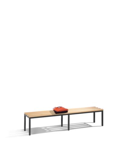 C+P Banc vestiaire avec lames en bois