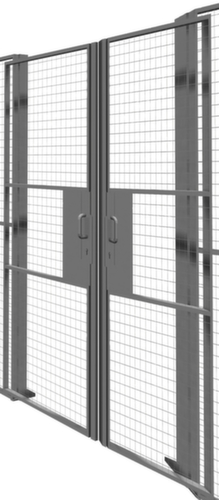 TROAX Porte coulissante pour parois de séparation, largeur 1900 mm