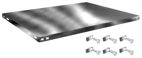 hofe Tablette pour rayonnage à boulonner type mi-lourd, largeur x profondeur 1000 x 800 mm