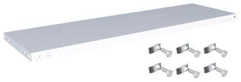 hofe Tablette pour rayonnage à boulonner type mi-lourd, largeur x profondeur 1300 x 400 mm