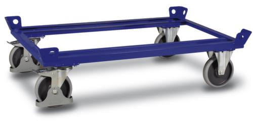VARIOfit Cadre roulant pour palettes avec œillet de grue, force 1200 kg, longueur de plateau 1200 mm