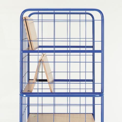 Rollcart Chariot à étagères avec tablettes rabattables