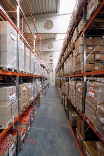 META Rayonnage à palettes MULTIPAL pour 6 palettes, largeur 2785 mm, 3 niveaux de stockage