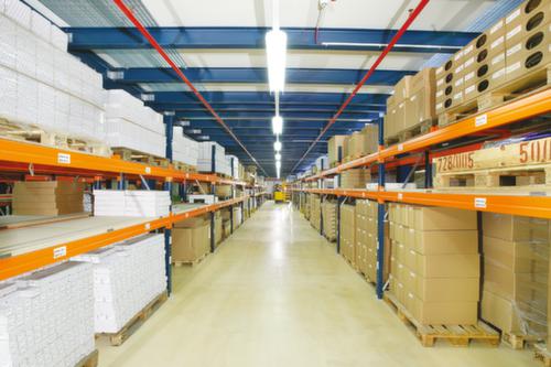 META Rayonnage à palettes MULTIPAL pour 6 palettes, largeur 2785 mm, 3 niveaux de stockage