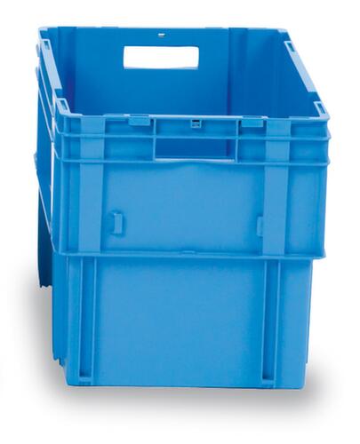 Bacs gerbables emboîtables norme Europe avec fond nervuré