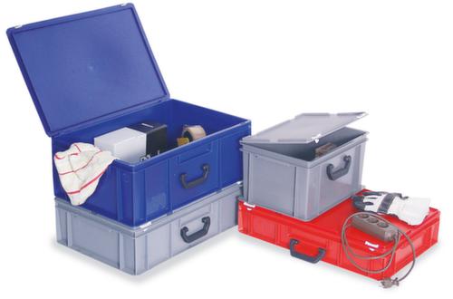 Mallette de rangement et de stockage norme européenne, gris, HxLxl 235x400x300 mm