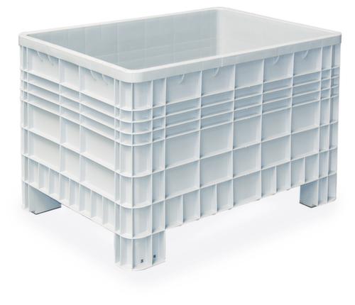 Grands conteneurs, capacité 520 l, gris, 4 pieds