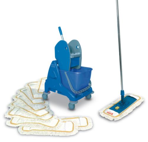 Harema Chariot de lavage avec presse d'essorage, 1x18 l seau en bleu