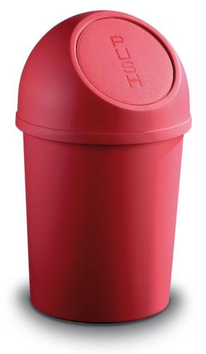 helit Poubelle « Push », 13 l, rouge