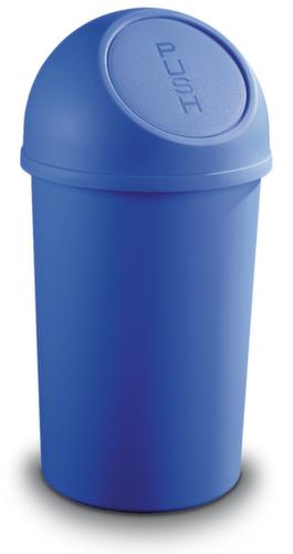 helit Poubelle « Push », 25 l, bleu