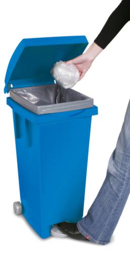 Poubelle à pédale mobile capacité 80 l