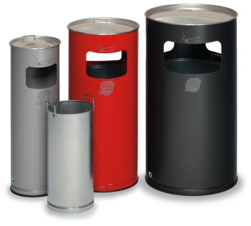 VAR Cendrier poubelle, rouge