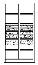PAVOY Armoire lourde Basis gris clair à tiroirs, largeur 1040 mm