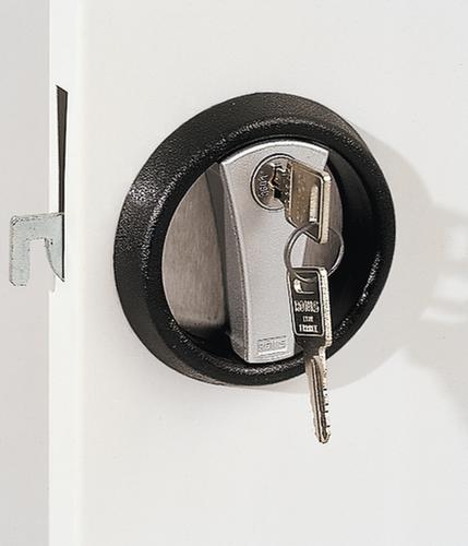 Kappes Armoire robuste en panneaux perforés RasterPlan® extra profonds + avec cloison centrale, 8 tiroir(s)