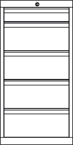 PAVOY Armoire à tiroirs Basis Plus, 5 tiroir(s)