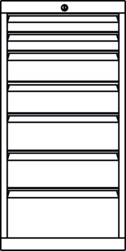 PAVOY Armoire à tiroirs Basis Plus, 7 tiroir(s)