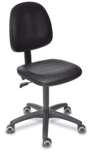 Siège d'atelier avec dossier à hauteur réglable