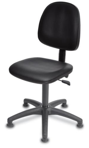 Siège d'atelier avec dossier à hauteur réglable