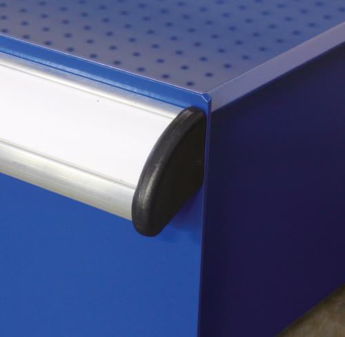 KLW Lutz Établi avec panneau multiplis, 3 tiroirs, 1/2 tablette