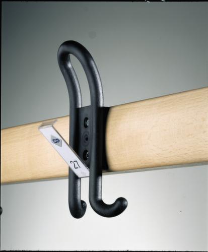 C+P Banc vestiaire avec crochets et lames PVC